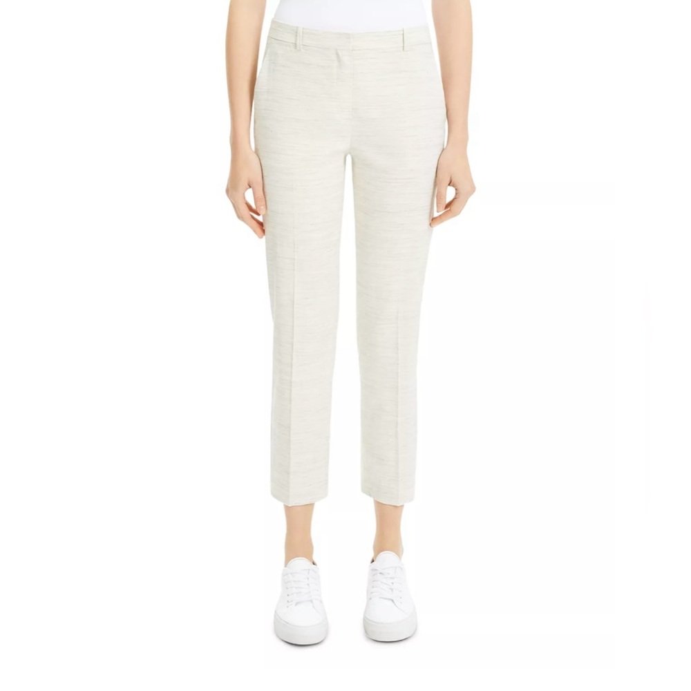 Theory Tailored Cropped Trousers - size 6